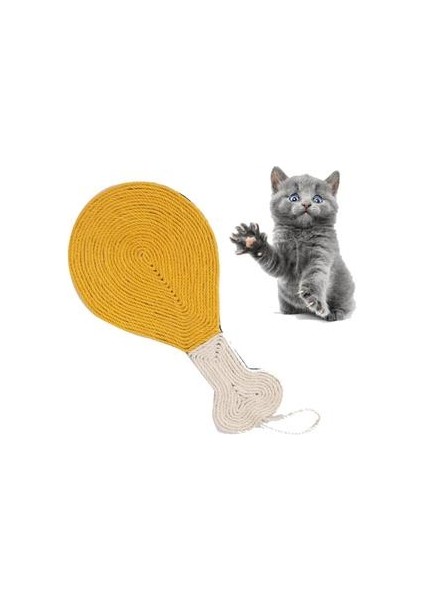 Pet Cat Sisal Scratch Board Sevimli Tavuk Bacak Şekli Yavru Mat Tırnak Kazıyıcı Kanepe Masa Koruyucu Pençe Taşlama Araçları Oyuncaklar Oyna | Mobilya ve çizikler (Yurt Dışından)