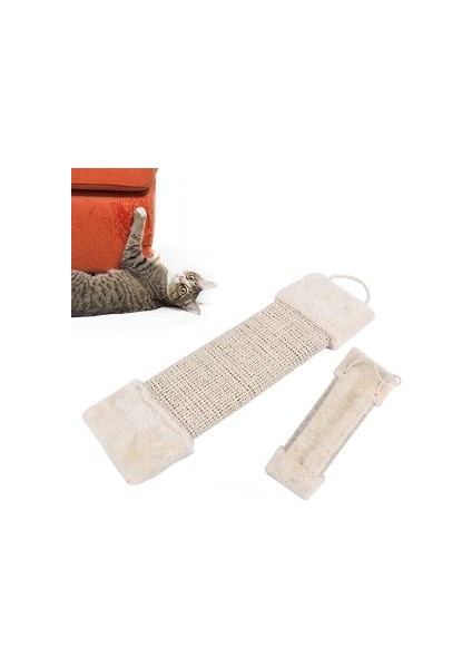 Askabır Dikdörtgen Sisal Kedi Scratcher Çizilmeye Dayanıklı Kedi Oyuncak (Yurt Dışından)