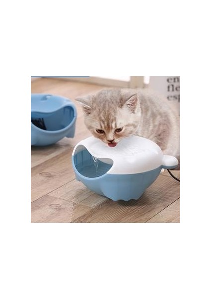 Otomatik Aydınlık Evcil Hayvanlar Su Çeşmesi Kediler Için Çeşme Köpekler USB Elektrikli Su Dağıtıcısı Bir Kedi Için Kaseler Içme (Siyah) (Yurt Dışından)