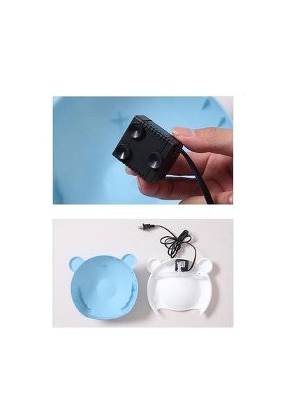 Otomatik Aydınlık Evcil Hayvanlar Su Çeşmesi Kediler Için Çeşme Köpekler USB Elektrikli Su Dağıtıcısı Bir Kedi Için Kaseler Içme (Siyah) (Yurt Dışından)