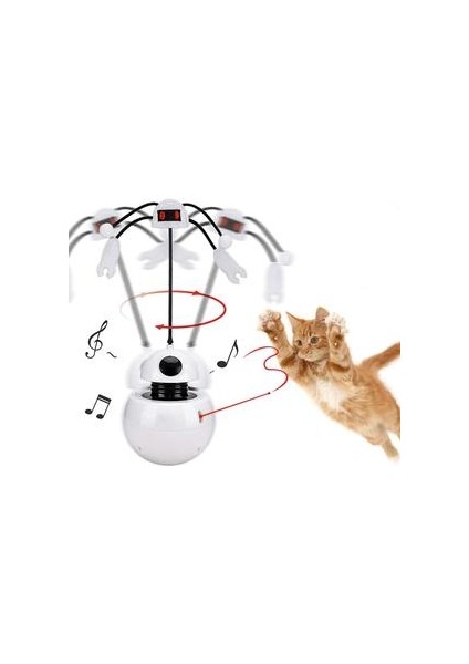 3in1 Kedi Elektrikli Oyuncaklar Interaktif Teaser Dönen Tumbler Pet Yavru Kedi Işlevli Oyun Oyuncak Kediler Için Oyun Oyuncak | Kedi Oyuncakları (Yurt Dışından) fiyatları