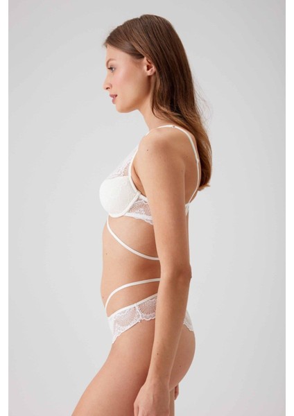 Robinetta Balenli Sütyen Takımı 4730 - Ekru modelleri