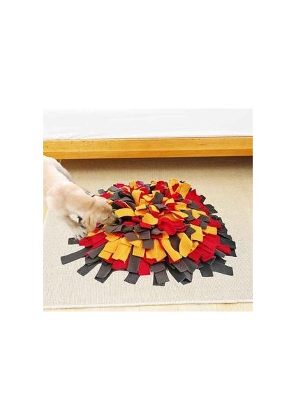 Köpek Snuffle Mat El Dokuma Köpek Koklama Ped Yumuşak Pet Burun Iş Kokusu Snuffle Mat Eğitim Besleme | Çeviklik Ekipmanları (Yurt Dışından)