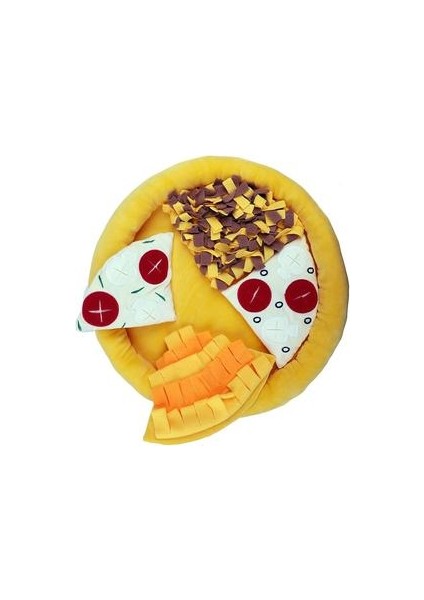 Pet Köpek Oyuncaklar Pet Sniffing Pad Yıkanabilir Eğitim Battaniye Besleme Pizza Yavru Mat Ekleme Çok Renkli Ayrılabilir Polar Battaniye | (Yurt Dışından)