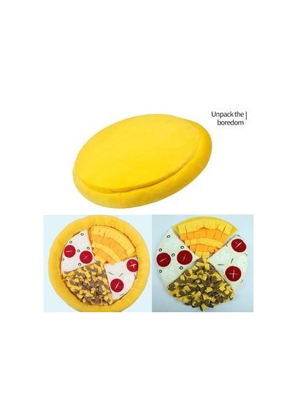 Pet Köpek Oyuncaklar Pet Sniffing Pad Yıkanabilir Eğitim Battaniye Besleme Pizza Yavru Mat Ekleme Çok Renkli Ayrılabilir Polar Battaniye | (Yurt Dışından)