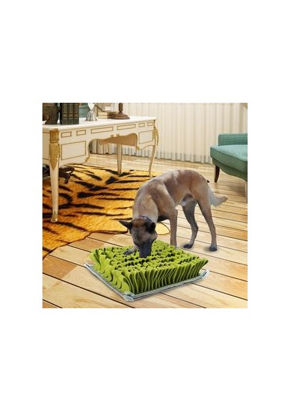Köpekler Snuffle Mat Köpek Yavrusu Kedi Pet Koklama Eğitim Yumuşak Pet Burun Pad Köpek Yavrusu Etkinlik Eğitim Battaniye Besleme Mat Pet Puzzle Oyuncak | (Yurt Dışından)