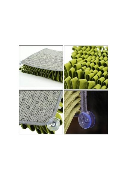 Köpekler Snuffle Mat Köpek Yavrusu Kedi Pet Koklama Eğitim Yumuşak Pet Burun Pad Köpek Yavrusu Etkinlik Eğitim Battaniye Besleme Mat Pet Puzzle Oyuncak | (Yurt Dışından)