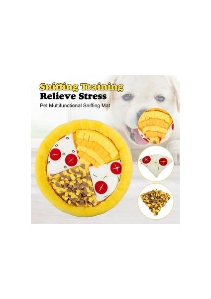 Köpek Eğitimi Köpek Pet Yavaş Besleme Snuffle Battaniye Için Sniffing Mat Snuffle Battaniye Ayrılabilir Polar Pedler Köpek Stres Rahatlatmak Noswork Puzzle Oyuncak (Yurt Dışından)