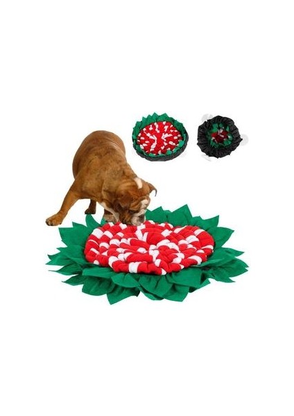 Pet Snuffle Mat Köpekler Kaçak Gıda Anti Boğulma Mat Kedi Köpek Eğitim Battaniye Burun Çalışma Oyuncak Pet Yavaşlama Besleme Zeka Mat | Antrenman Tasmaları (Yurt Dışından)