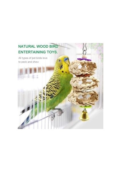 9 Adet / Takım Kuş Papağan Salıncak Oyuncaklar Çiğneme Ayakta Asılı Levrek Hamak Tırmanma Merdiveni Kuş Kafesi Için Budgerigar Parakeet Conure | Kuş Oyuncakları (Yurt Dışından)