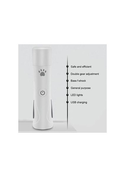 LED Petural Köpek Tırnak Öğütücü ve Clippers 3 Hız Şarj Edilebilir Elektrikli Pet Tırnak Giyotin Ağrısız Paws Bakım Kırpma Aracı | Köpek Tırnak Makası (Yurt Dışından) fiyatları