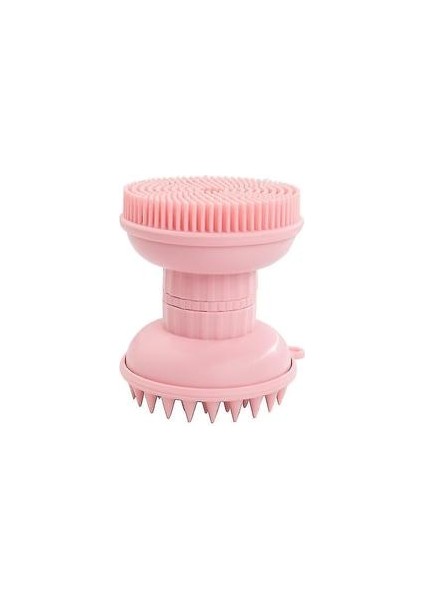 Pet Tarak Fırçaları 2 1 Pet Köpek Kedi Silikon Banyo Fırçası Köpek Banyo Fırçası Evcil Hayvan Banyo Pembe (Yurt Dışından)