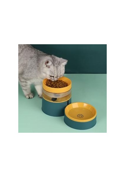 Renk Otomatik Besleyici Pet Kase Artan Boyun Koruyucusu Kedi Kase Su ve Gıda Çift Amaçlı Köpek Maması Kase | Köpek Besleme (Yurt Dışından) fiyatları