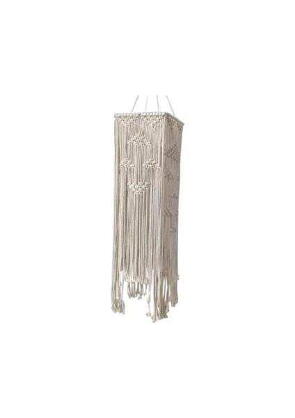 25 * 70 cm Bohemian Püskül Dekor Fener Makrome Goblen Duvar Asılı El Dokuma Avize Abajur Oturma Odası Kahve Restoran Dekor | Dekoratif Gobiyeller (Yurt Dışından)