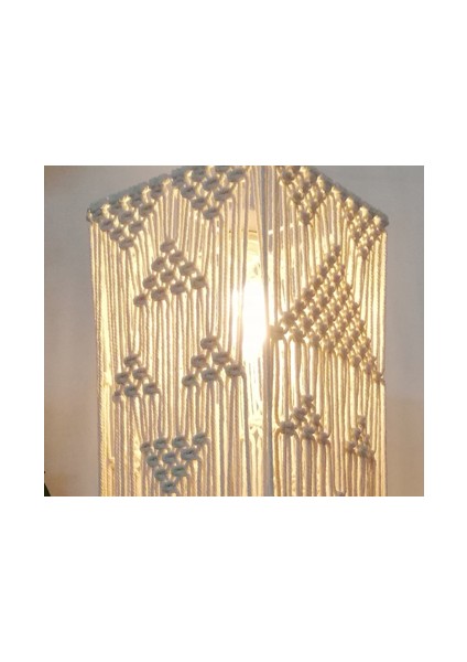 25 * 70 cm Bohemian Püskül Dekor Fener Makrome Goblen Duvar Asılı El Dokuma Avize Abajur Oturma Odası Kahve Restoran Dekor | Dekoratif Gobiyeller (Yurt Dışından)