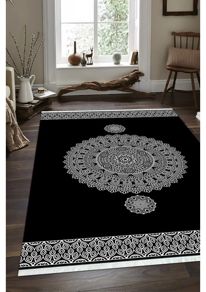 Dijital Baskılı Kaymaz Taban Yıkanabilir Modern Salon Halısı Mutfak Halısı ve Yolluk NH-SD-620