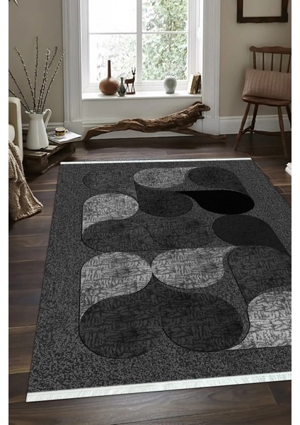 Dijital Baskılı Kaymaz Taban Yıkanabilir Modern Salon Halısı Mutfak Halısı ve Yolluk NH-SD-916