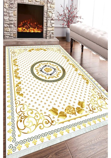 Dijital Baskılı Kaymaz Taban Yıkanabilir Modern Salon Halısı Mutfak Halısı ve Yolluk NH-HT-1414