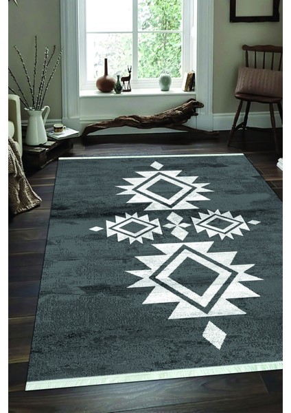 Dijital Baskılı Kaymaz Taban Yıkanabilir Modern Salon Halısı Mutfak Halısı ve Yolluk NH-SD-377
