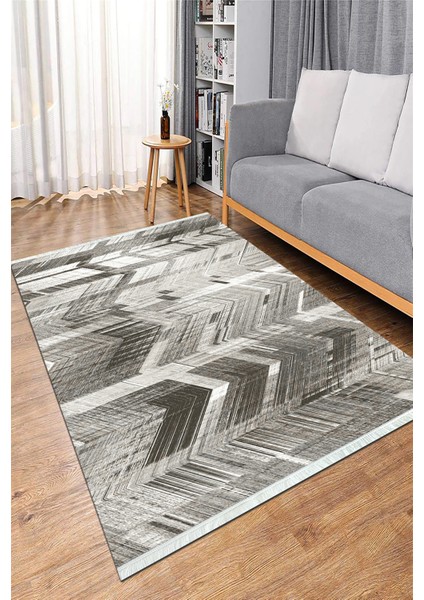 Dijital Baskılı Yıkanabilir Kaymaz Taban Salon Halısı Mutfak Halısı ve Koridor Halısı NH-HS-363