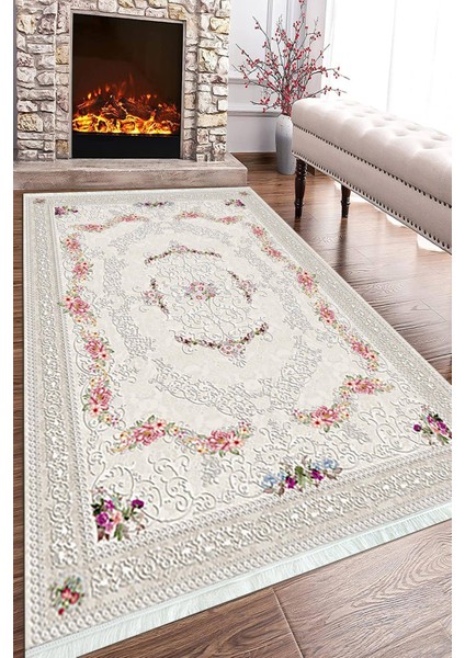 Dijital Baskılı Kaymaz Taban Yıkanabilir Modern Salon Halısı Mutfak Halısı ve Yolluk NH-HT-1478
