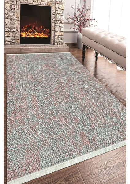 Baskılı Modern Desenli Kaymaz Tabanlı Yıkanabilir Şık Salon Halısı Mutfak Halısı ve Yolluk NH-HT-440