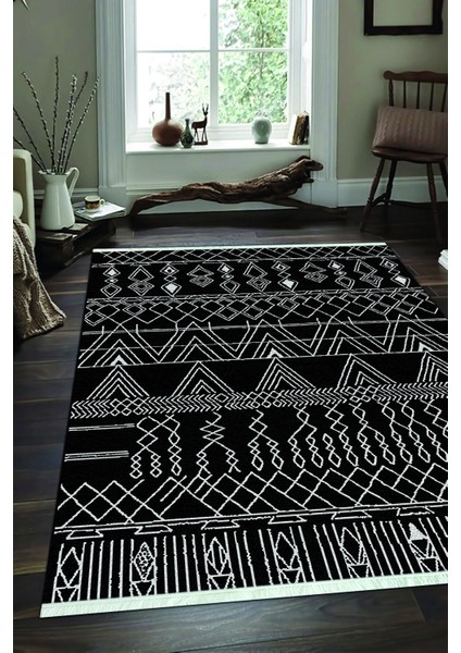 Dijital Baskılı Kaymaz Taban Yıkanabilir Modern Salon Halısı Mutfak Halısı ve Yolluk NH-SD-946