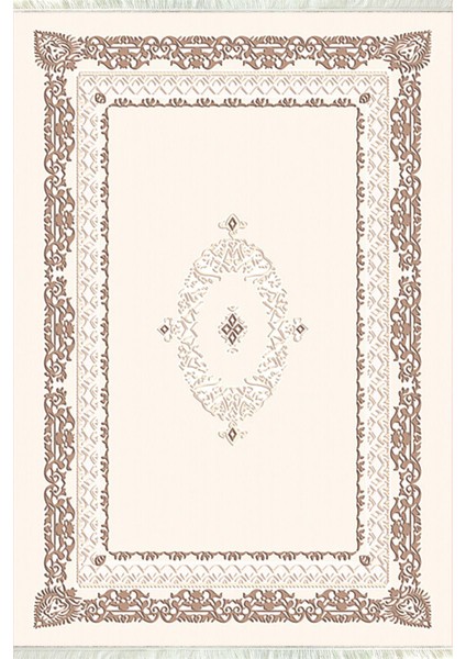 Baskılı Modern Desenli Kaymaz Tabanlı Yıkanabilir Şık Salon Halısı Mutfak Halısı ve Yolluk NH-HT-615