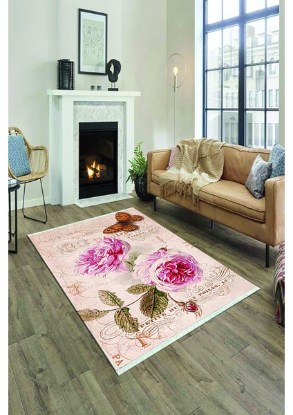 Dijital Baskılı Kaymaz Taban Yıkanabilir Salon Halısı Mutfak Halısı ve Yolluk NH-HY-876