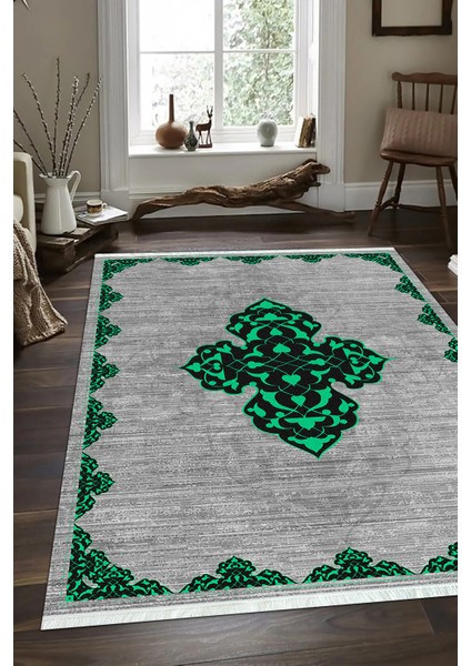 Dijital Baskılı Kaymaz Taban Yıkanabilir Modern Salon Halısı Mutfak Halısı ve Yolluk NH-SD-1087