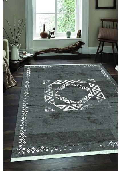 Dijital Baskılı Kaymaz Taban Yıkanabilir Modern Salon Halısı Mutfak Halısı ve Yolluk NH-SD-1053