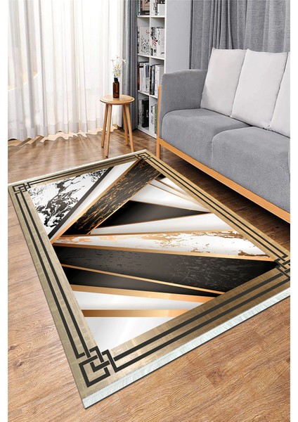 Dijital Baskılı Yıkanabilir Kaymaz Taban Salon Halısı Mutfak Halısı ve Koridor Halısı NH-HS-283