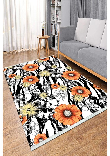 Dijital Baskılı Yıkanabilir Kaymaz Taban Salon Halısı Mutfak Halısı ve Koridor Halısı NH-HS-359