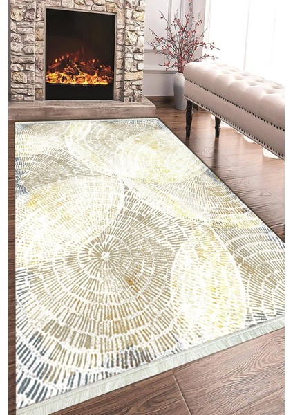 Dijital Baskılı Kaymaz Taban Yıkanabilir Modern Salon Halısı Mutfak Halısı ve Yolluk NH-HT-122