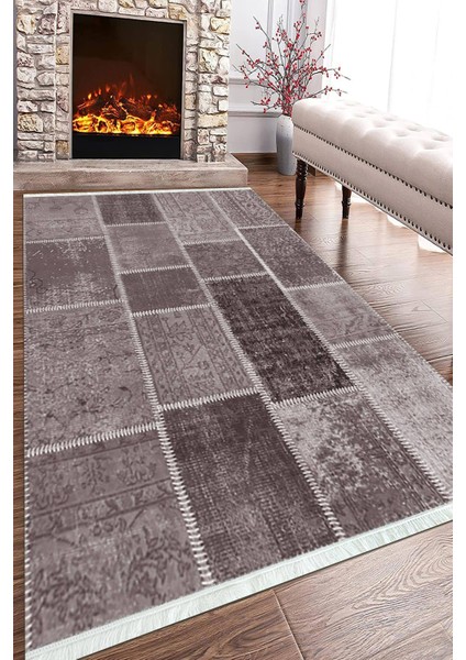 Dijital Baskılı Kaymaz Taban Yıkanabilir Modern Salon Halısı Mutfak Halısı ve Yolluk NH-HT-1243