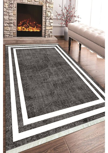 Baskılı Modern Desenli Kaymaz Tabanlı Yıkanabilir Şık Salon Halısı Mutfak Halısı ve Yolluk NH-HT-575