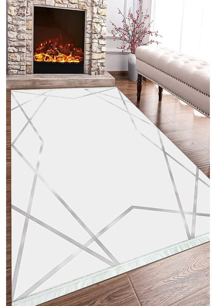 Dijital Baskılı Kaymaz Taban Yıkanabilir Modern Salon Halısı Mutfak Halısı ve Yolluk NH-HT-1097