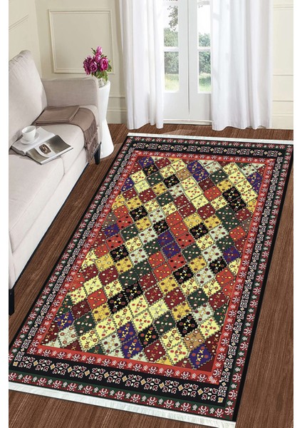 Dijital Baskılı Kaymaz Taban Yıkanabilir Salon Halısı Mutfak Halısı ve Yolluk Nh-Hk-35