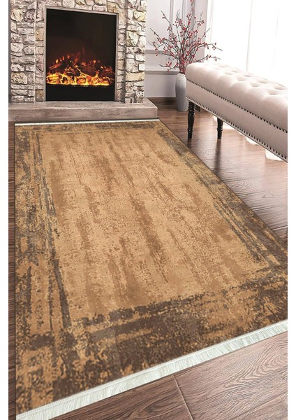 Baskılı Modern Desenli Kaymaz Tabanlı Yıkanabilir Şık Salon Halısı Mutfak Halısı ve Yolluk NH-HT-493