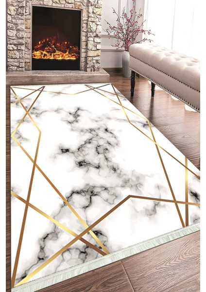 Dijital Baskılı Kaymaz Taban Yıkanabilir Salon Halısı Mutfak Halısı ve Koridor Halısı NH-HT-326