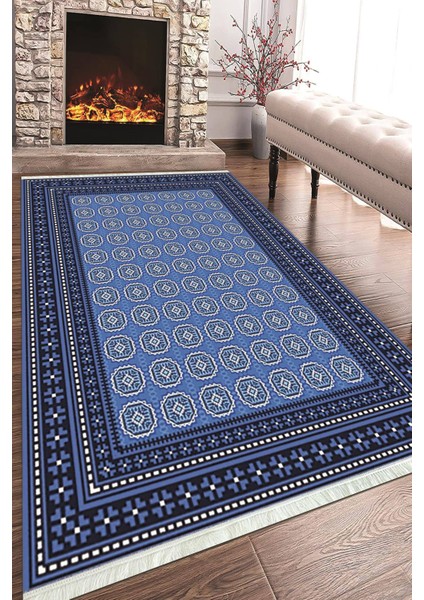 Dijital Baskılı Kaymaz Taban Yıkanabilir Modern Salon Halısı Mutfak Halısı ve Yolluk NH-HT-1086