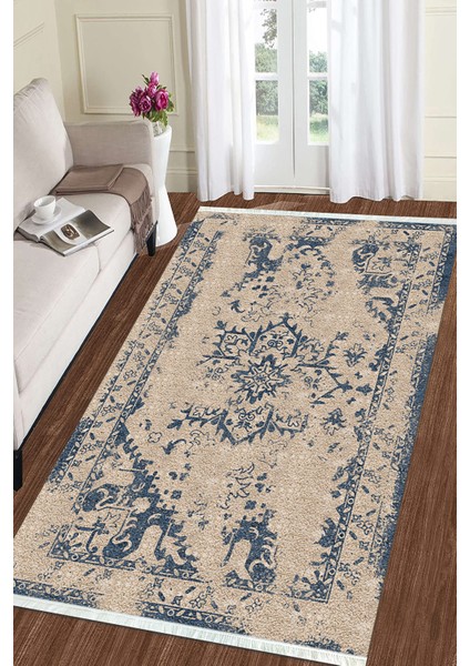 Dijital Baskılı Kaymaz Taban Yıkanabilir Salon Halısı Mutfak Halısı ve Yolluk NH-HK-108