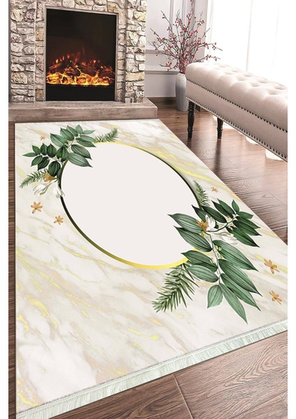 Baskılı Modern Desenli Kaymaz Tabanlı Yıkanabilir Şık Salon Halısı Mutfak Halısı ve Yolluk NH-HT-719
