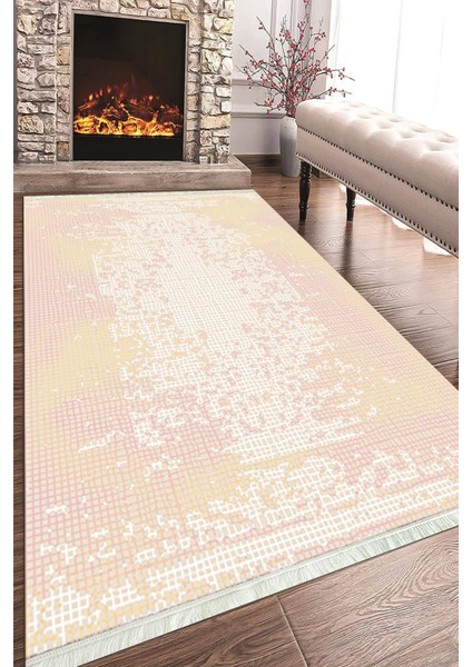 Dijital Baskılı Dekoratif Kaymaz Taban Yıkanabilir Salon Halısı Mutfak Halısı ve Yolluk Nh-Ht-60