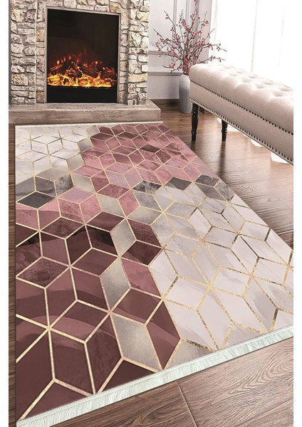 Dijital Baskılı Kaymaz Taban Yıkanabilir Salon Halısı Mutfak Halısı ve Koridor Halısı NH-HT-325