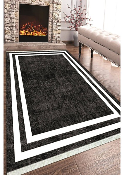Baskılı Modern Desenli Kaymaz Tabanlı Yıkanabilir Şık Salon Halısı Mutfak Halısı ve Yolluk NH-HT-574