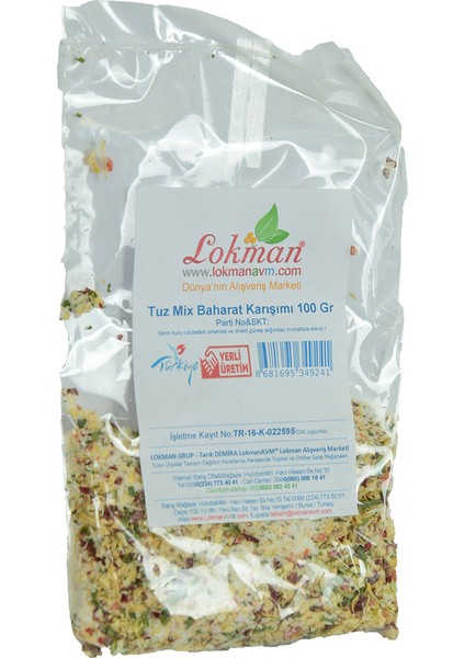 Tuz Mix Baharat Karışımı 100 gr