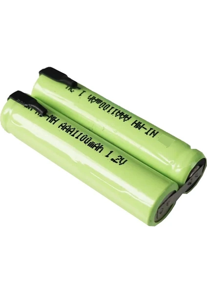 2.4V 1100MAH AAA Ince Pilli Traş Makinesi Pili