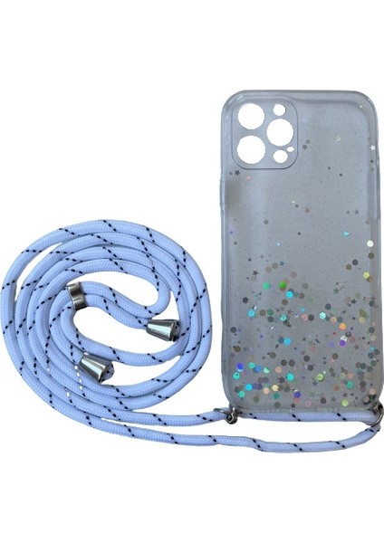 Xiaomi Redmi Note 10 Pro Max Kılıf Simli Boyuna Asmalı Ipli Kamera Korumalı Kapak