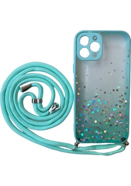 Xiaomi Redmi Note 10 Pro Max Kılıf Simli Boyuna Asmalı Ipli Kamera Korumalı Kapak